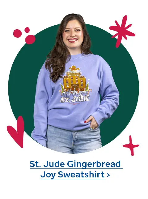 St. Jude Gingerbread Joy Sweatshirt 